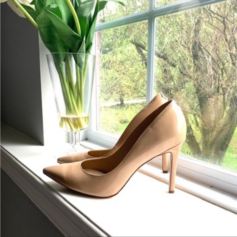 sam edelman hazel nude patent heels